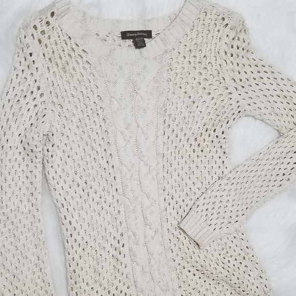 Tommy Bahama Sweater Cover Up White XS - Picture 2 of 4